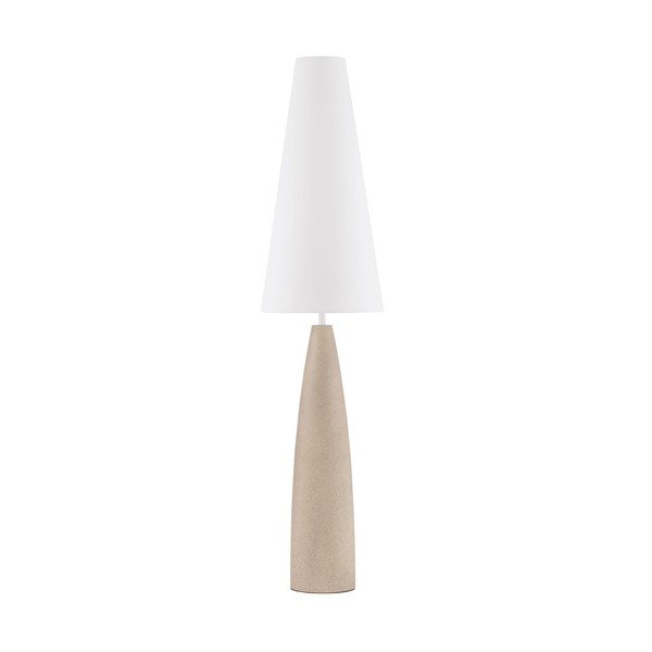 Biela/krémovobiela stojacia lampa (výška  130 cm) Mizu – Nova Luce