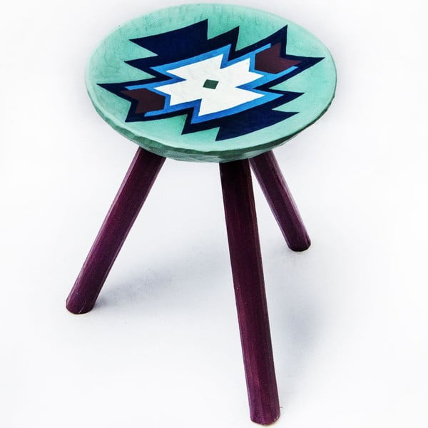 Ručne maľovaná stolička Biertan, 38 cm