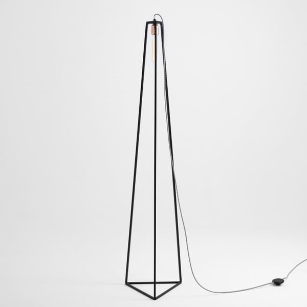 Čierna stojacia lampa Custom Form Trimetric-image-4