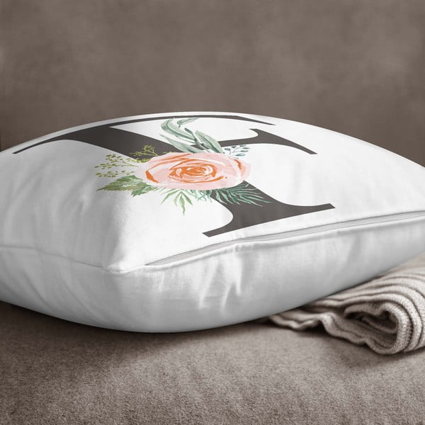 Obliečka na vankúš Minimalist Cushion Covers Floral Alphabet F, 45 x 45 cm