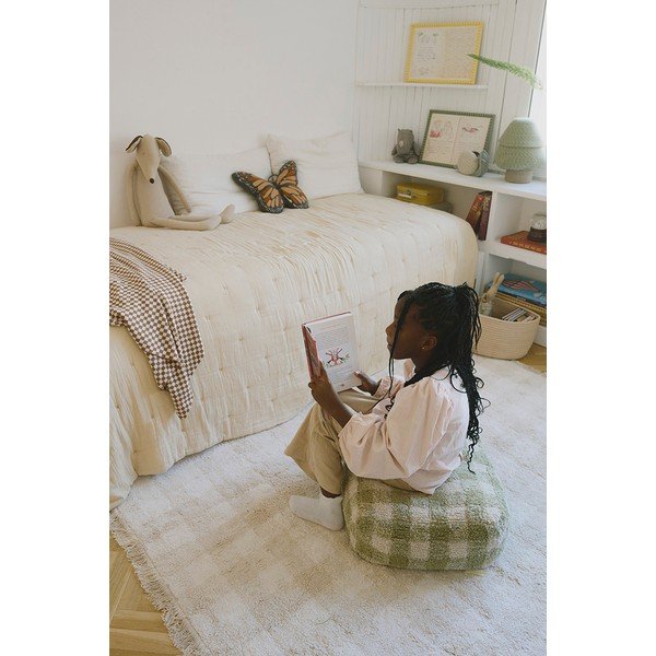 Zelený detský sedací vak Vichy – Lorena Canals-image-1