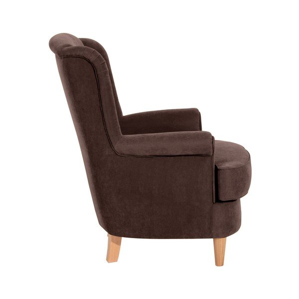 Hnedé kreslo Max Winzer Kendra Velor-image-4