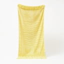 Žltá bavlnená plážová osuška Sunnylife Luxe, 160 x 90 cm