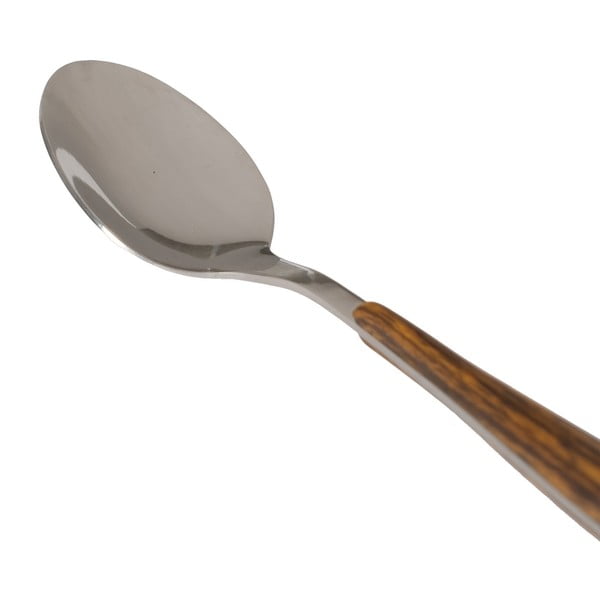 Antikoro príbor v hnedej a striebornej farbe 24 ks – Ixia-image-4