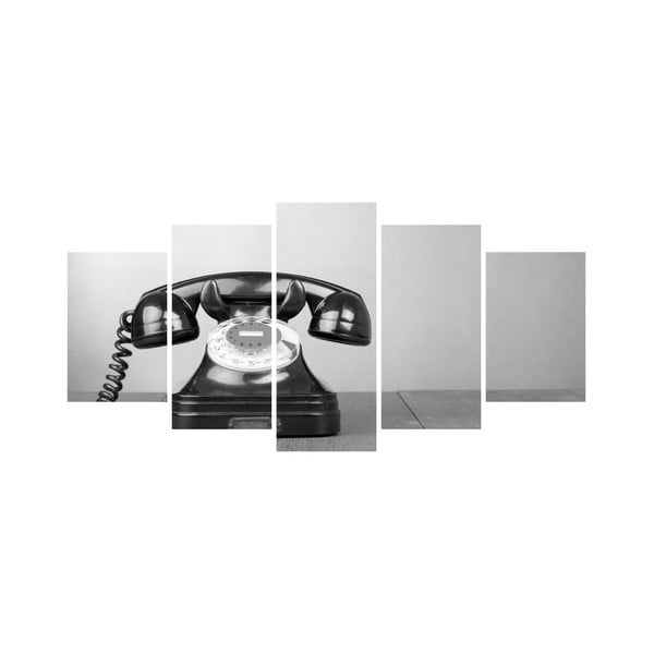 Viacdielny obraz Black&White no. 52, 100x50 cm