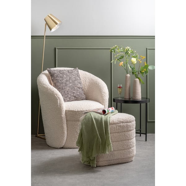 Biele kreslo Leitmotiv Cuddly-image-1