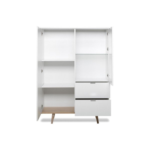 Biela vyššia komoda Intertrade Göteborg-image-3