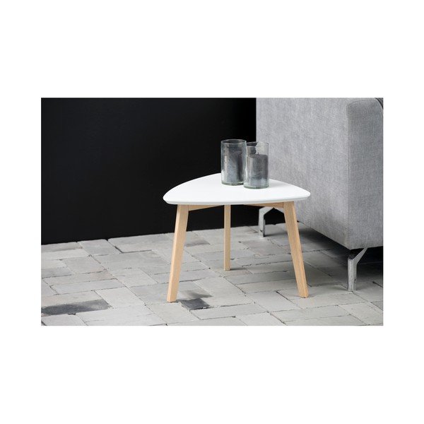 Biely odkladací stolík Actona Vitis, výška 36 cm-image-1