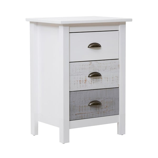 Bielo-sivý nočný stolík Marckeric Romantica-image-2