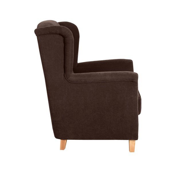 Hnedé kreslo Max Winzer Agnetha Velvet-image-3