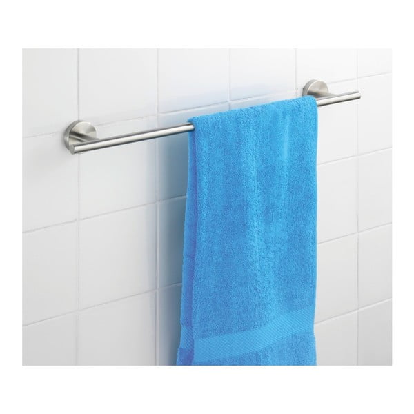 Nástenný držiak na uteráky z nehrdzavejúcej ocele v matne striebornej farbe Bosio – Wenko-image-1