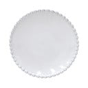 Biely kameninový tanier na pečivo Costa Nova Pearl, ⌀ 17 cm