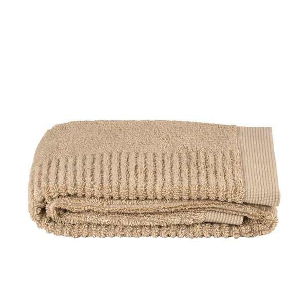 Béžový froté bavlnený uterák 50x100 cm Classic – Zone