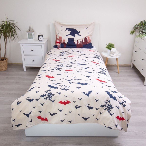Bavlnené detské obliečky na jednolôžko 140x200 cm Batman "Gotham's Knight" – Jerry Fabrics-image-2