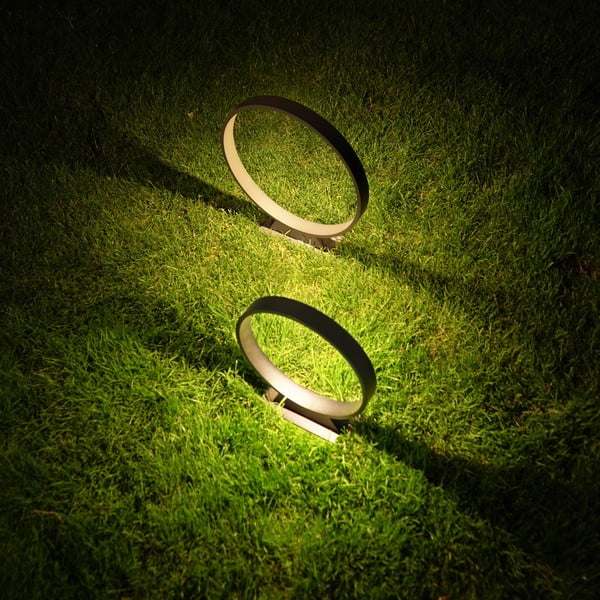 Čierná stojacia lampa SULION Nala, ø 40 cm-image-2