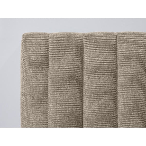 Béžová/prírodná dvojlôžková posteľ s roštom 180x200 cm Oceane – Bobochic Paris-image-4