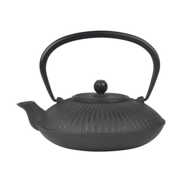 Čierna železná čajová kanvica Bambum Mate, 1150 ml