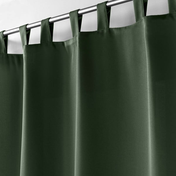 Kaki záves 140x260 cm Essentiel – douceur d'intérieur-image-1