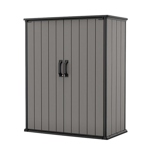 Sivá plastová záhradná skriňa Tall – Keter