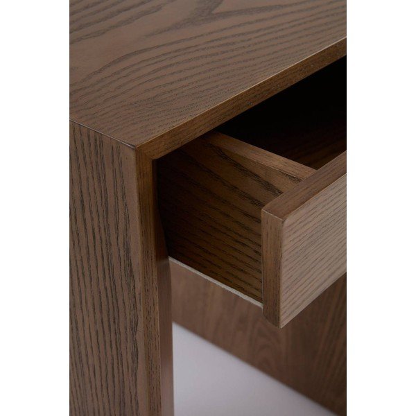 Nočný stolík v dekore orecha v tmavo prírodnej farbe Sunnemo – Jotex-image-3
