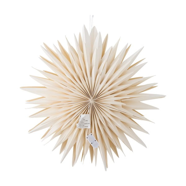 Biela závesná svetelná dekorácia ø 50 cm Elijas – Bloomingville-image-3