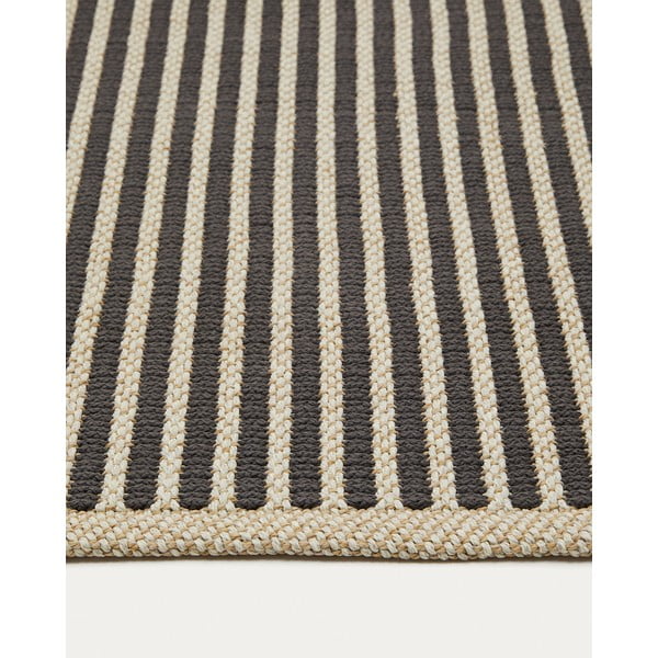 Čierno-béžový vonkajší koberec 160x230 cm Satanca – Kave Home-image-4