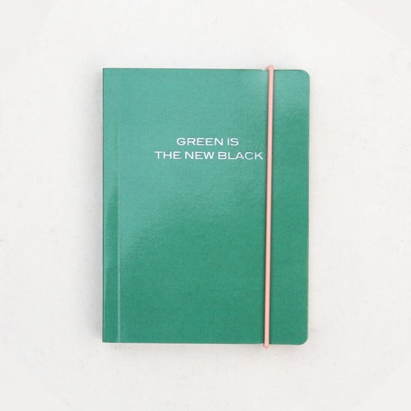 Zelený zápisník Caroline Gardner Green is the New Black, 320 strán