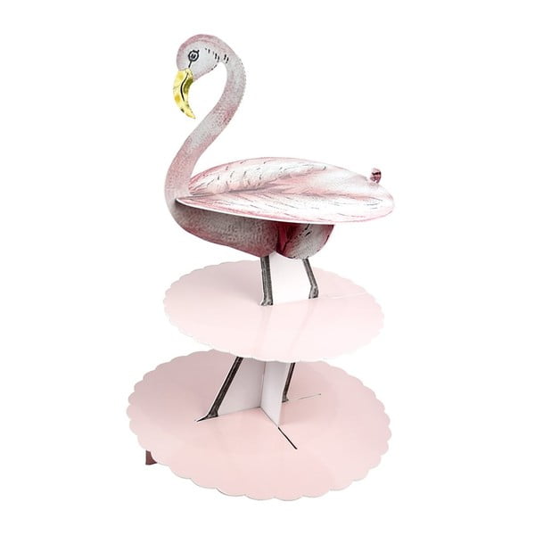 Papierový etažér Talking Tables Flamingo