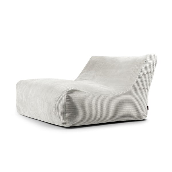 Krémový menčestrový sedací vak Sofa Lounge – SLOWDOWN
