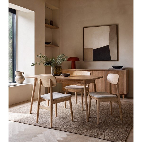 Béžová/v prírodnej farbe jedálenská stolička Livo – Unique Furniture-image-1
