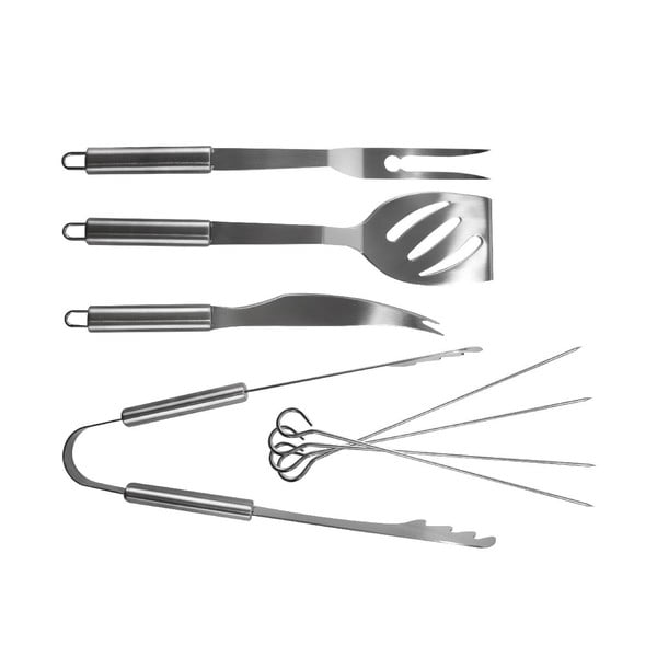 Súprava 8 ks pomôcok na grilovanie a púzdra Orion Grill, dĺžka 34,5 cm