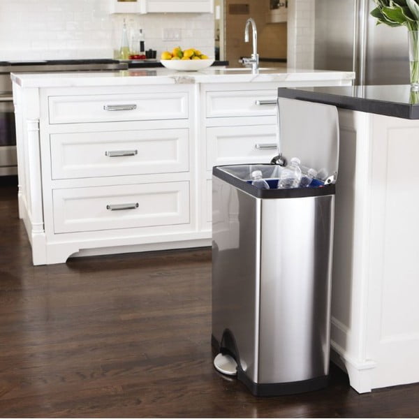 Odpadkový kôš na triedený odpad simplehuman  30/16 l-image-1