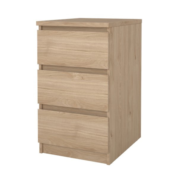 Komoda v dekore duba v prírodnej farbe 40x70x50 cm Naia – Tvilum-image-4