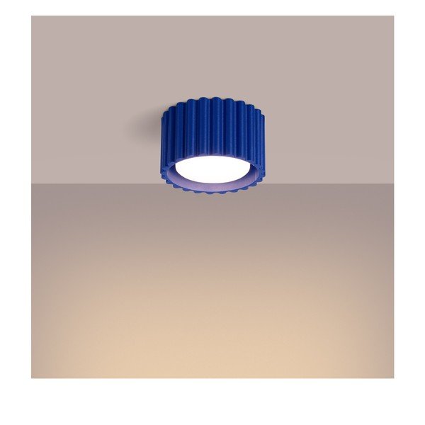 Modré kovové bodové svietidlo ø 10 cm Zora – Sollux-image-4