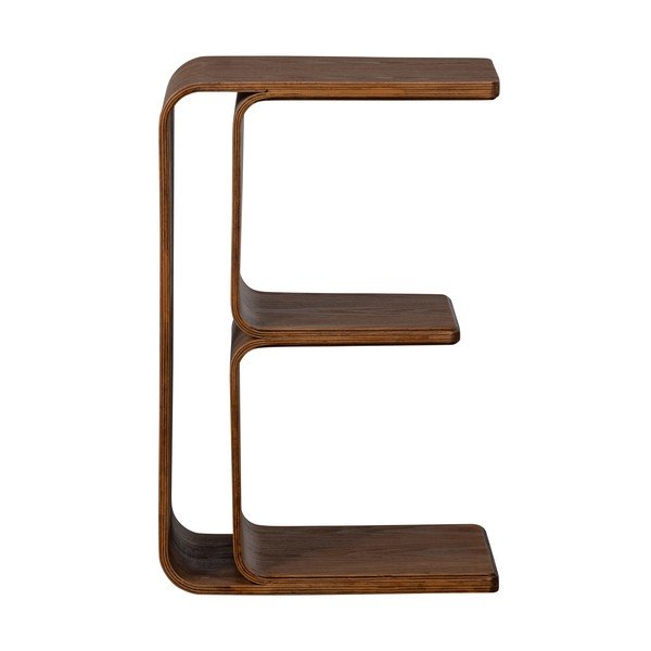 Odkladací stolík v dekore orecha 32x40 cm Frey – WOOOD-image-4