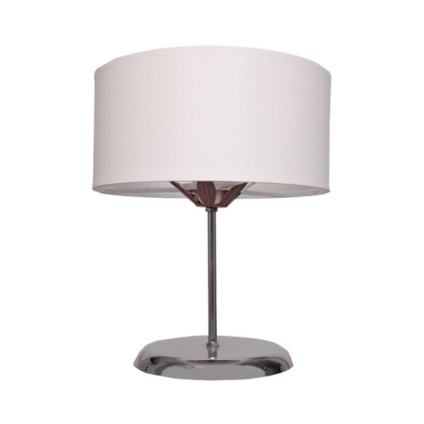 Biela/sivá stolová lampa Chromium - Magenta Home