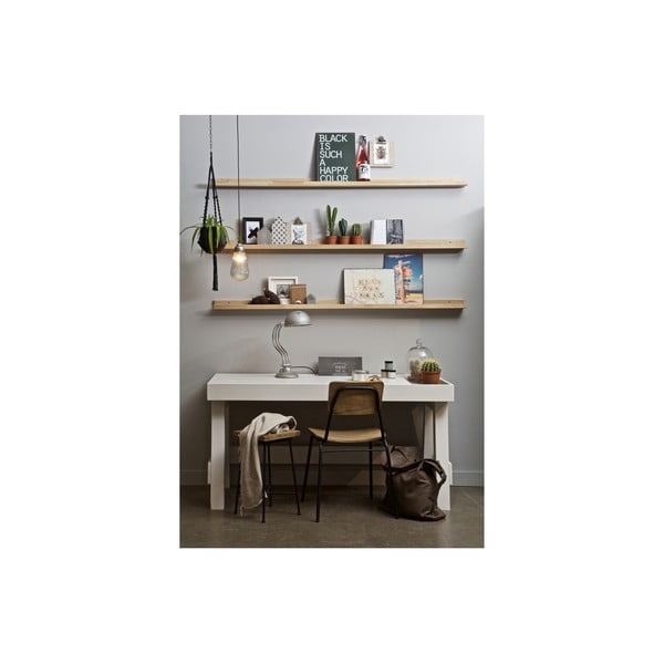 Polica na obrázky z dubového dreva v prírodnej farbe 170 cm Photoframe – vtwonen-image-2