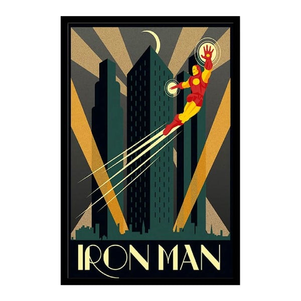 Plagát Iron Man, 35x30 cm