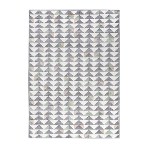 Sivo-biely koberec Mazzini Sofas Montreal, 133 × 190 cm