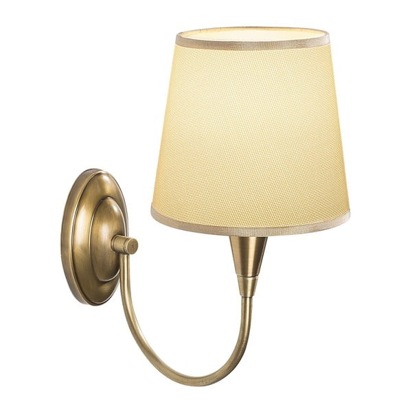 Béžové/v zlatej farbe nástenné svietidlo Patrick – Opviq lights-image-4