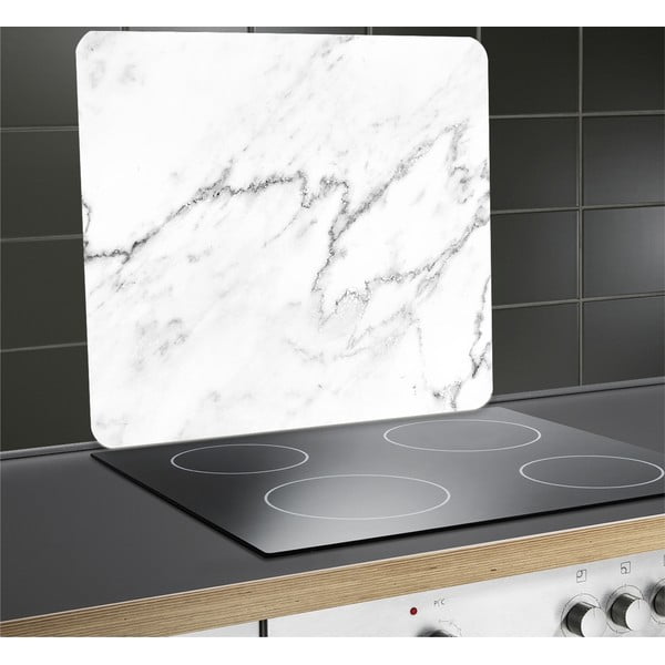 Kryt na stenu pri sporáku z tvrdeného skla 50x56 cm Marble – Wenko-image-4