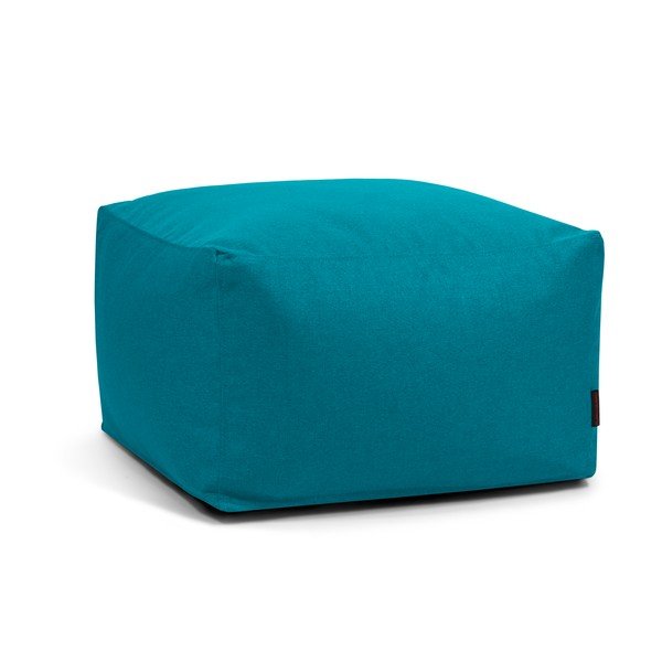 Tyrkysovomodrý sedací vak Softbox MooG – SLOWDOWN
