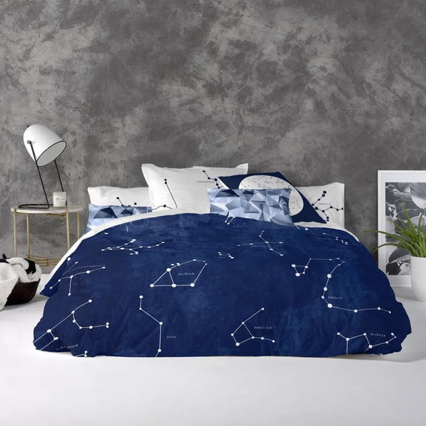 Bavlnená obliečka na paplón Blanc Cosmos, 140 × 200 cm-image-1