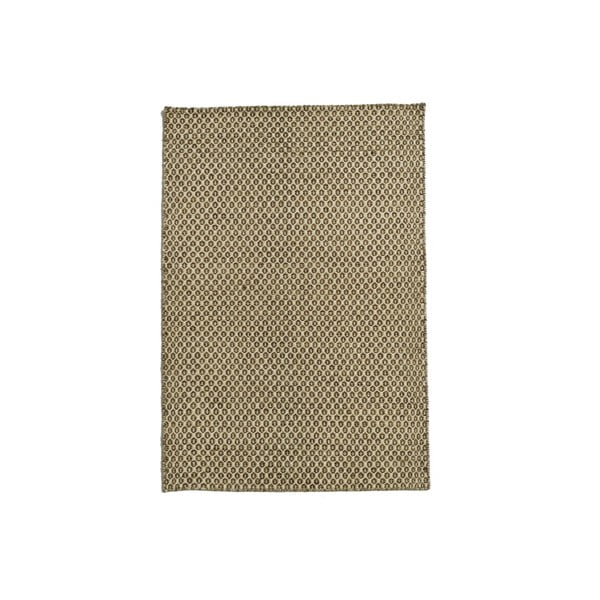 Ručne tkaný koberec Brown Dots Kilim, 107x158 cm
