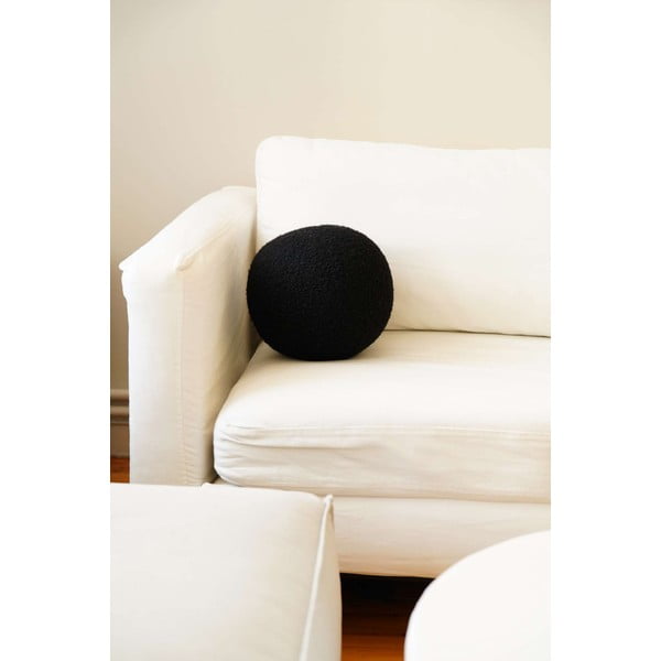 Dekoračný vankúš z materiálu buklé ø 25 cm Top – Mioli Decor-image-3