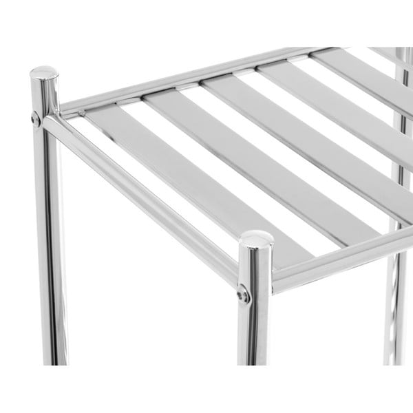 Kúpeľňový regál v striebornej farbe 33x78 cm – Premier Housewares-image-4