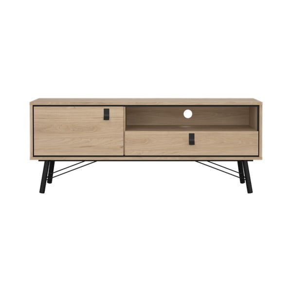 TV stolík v dekore duba v prírodnej farbe 150x60x40 cm Ry – Tvilum