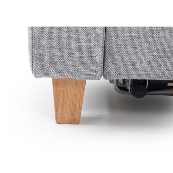 Sivá rozkladacia pohovka 190 cm Sonia - Scandic-image-4