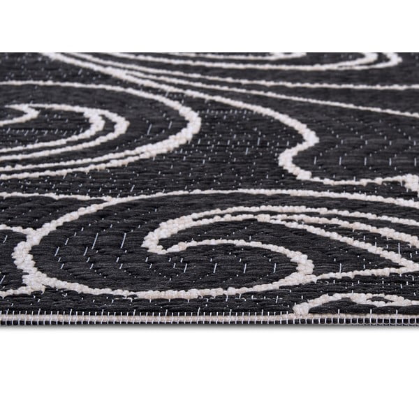 Čierny vonkajší koberec 194x290 cm Elina Black – Hanse Home-image-3