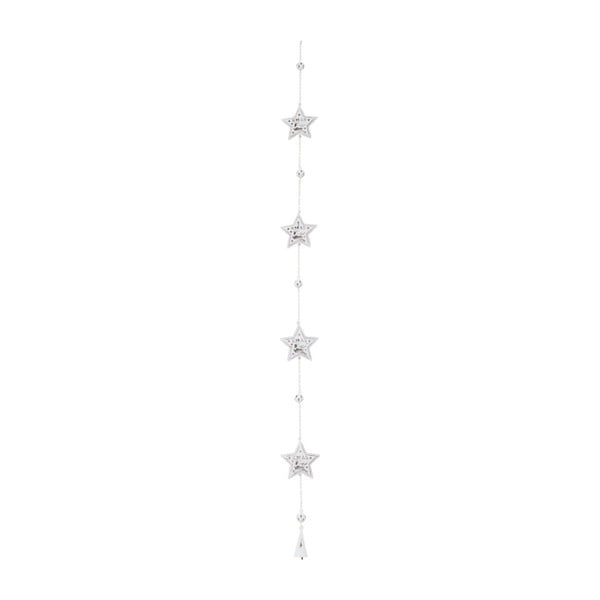 Závesná dekorácia Archipelago White Star With Reindeer Garland, 120 cm